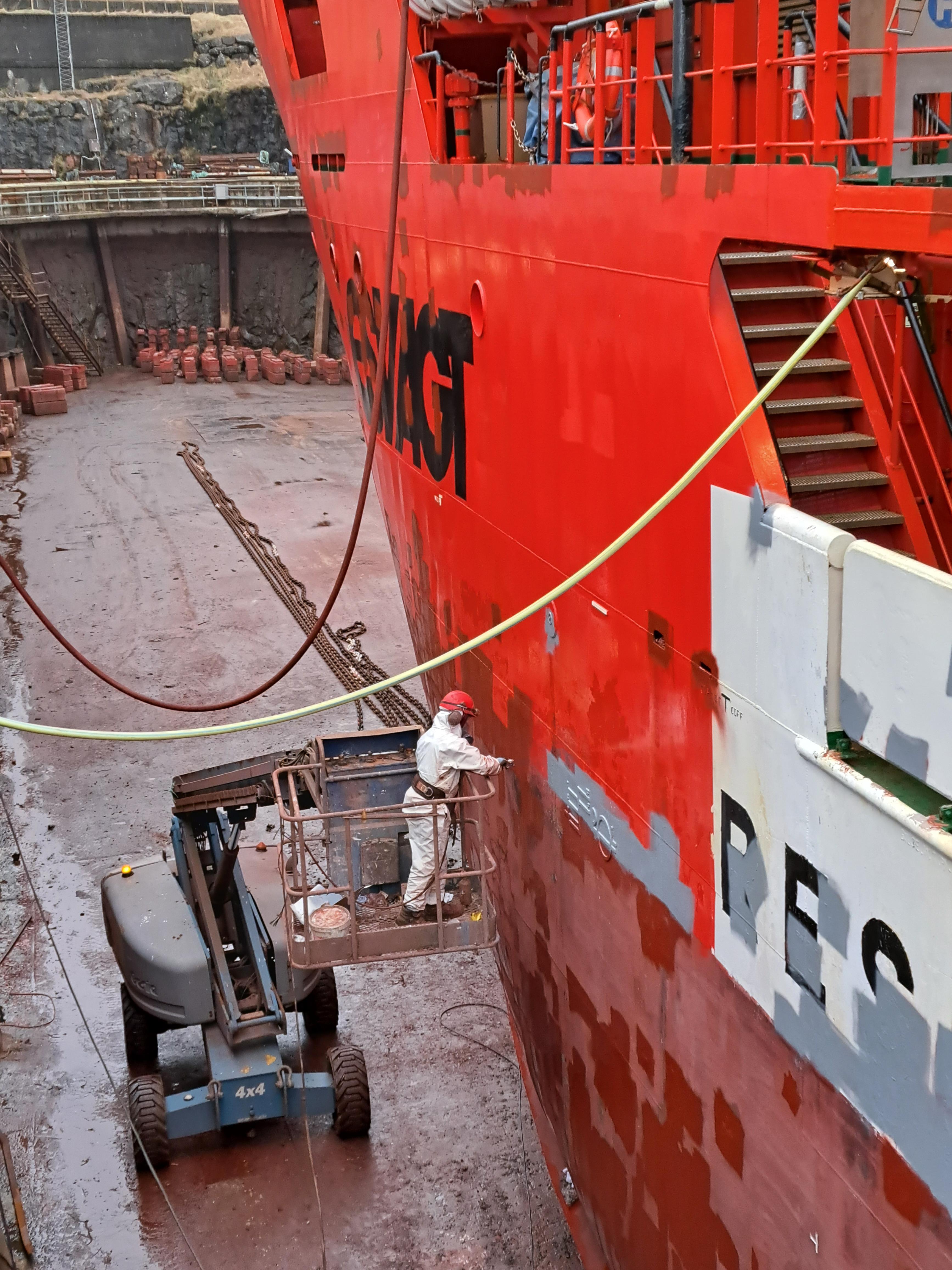 Beauty time for the vessel, Skála, Faroe Islands.jpg